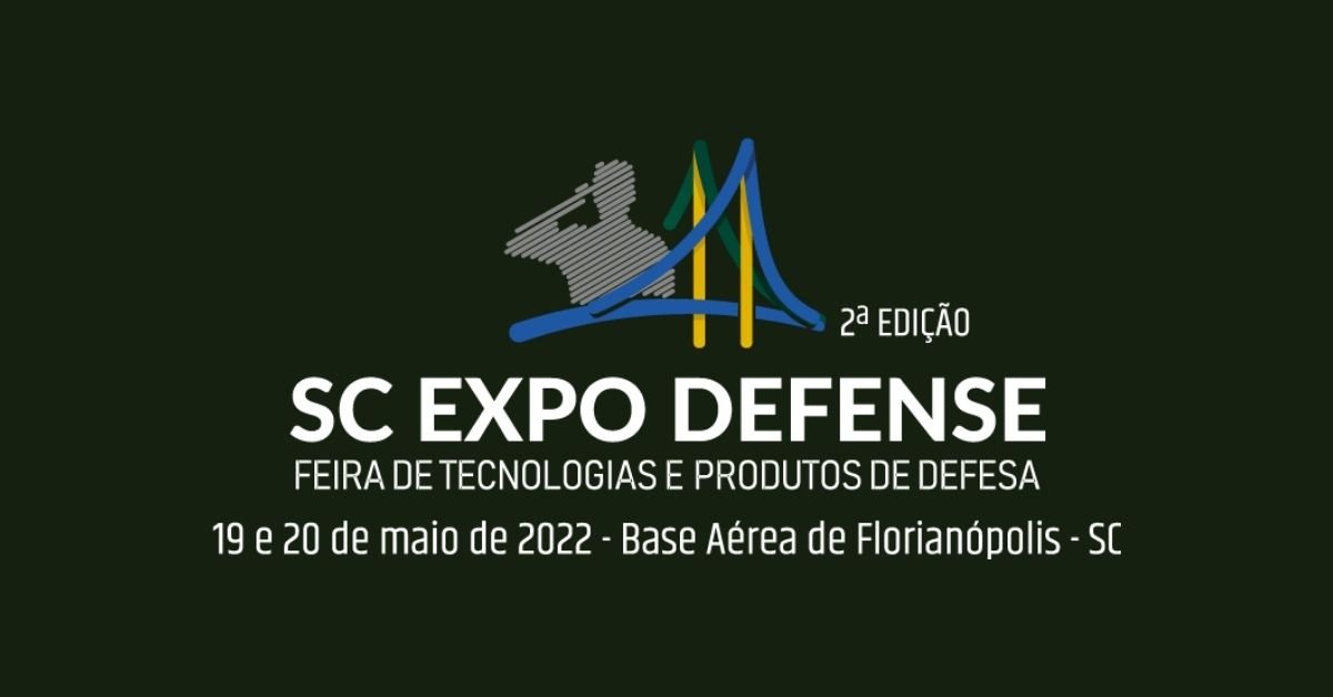 A II SC Expo Defense - Feira De Tecnologias e Produtos De Defesa será realizada nos dias 19 e 20 de Maio em Florianópolis.