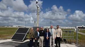 Em teste de seguranca perimetral, o PIDS acionou as câmeras de segurança e enviou alertas instantâneos ao centro de comando do Aeroporto de Miami.