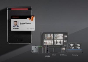 O Wisenet Access Control se integra a outros sistemas da Hanwha Vision, criando uma solução unificada para controle de acesso em tempo real.