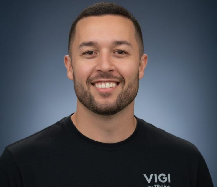 Bruno Bordignon, da VIGIy TP-Link, mostra que a segurança dos sistemas de câmeras também depende da proteção oferecida pelo fabricante.